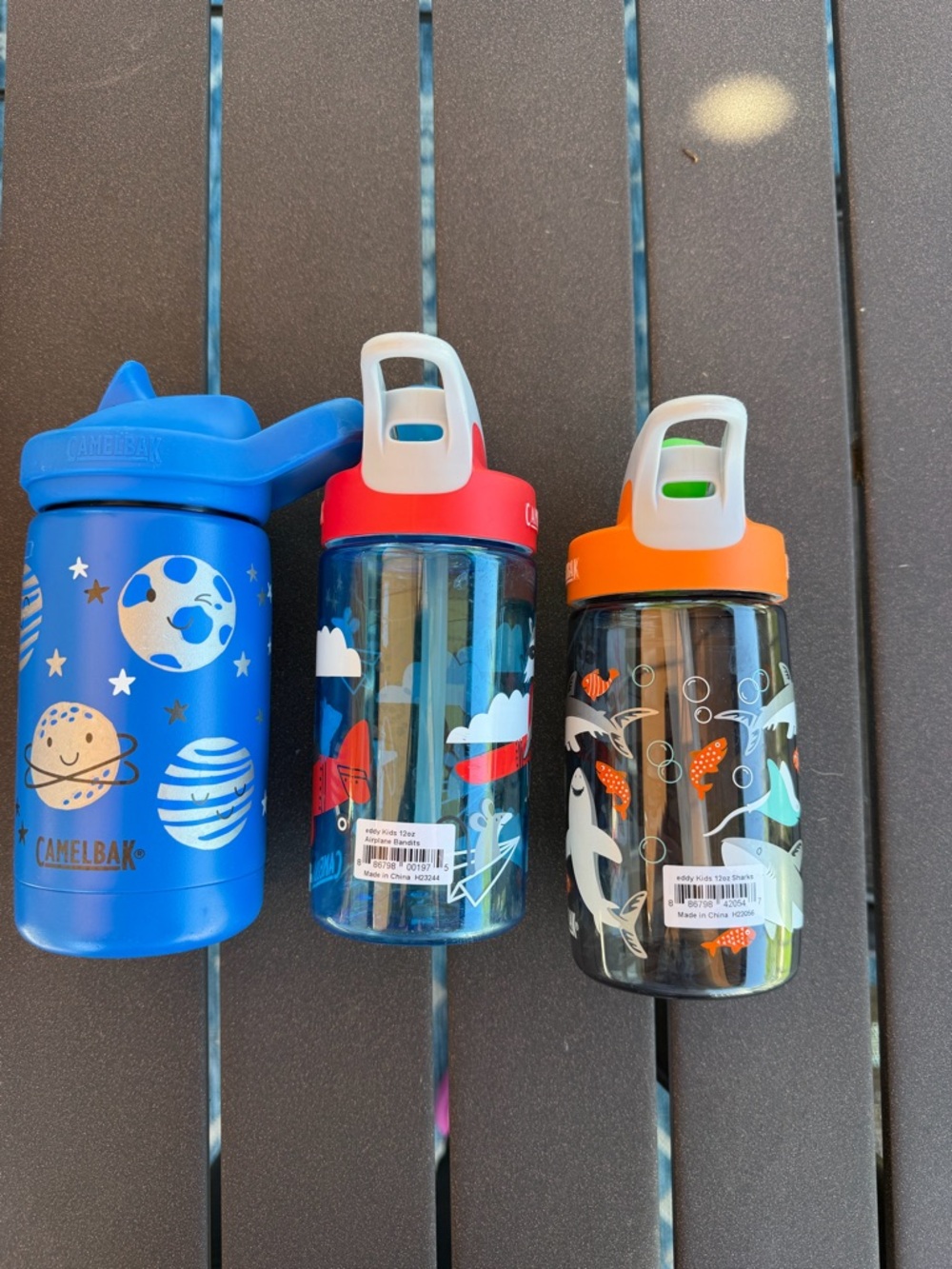Bundle of 3 Boys Camelbak Eddy Water Bottles and Lids. - Picture 6 of 13